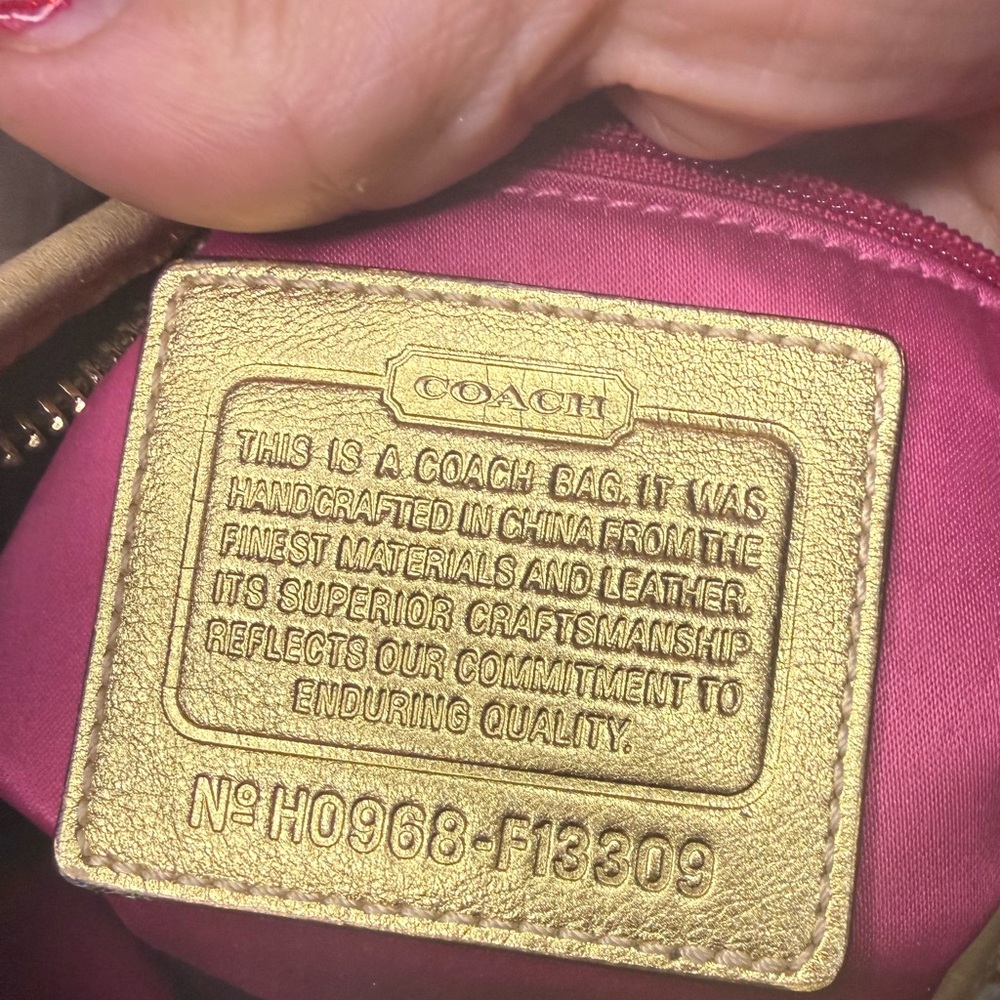 Coach Tattersall Graffiti Vintage Hobo/Crossbody Bag - Picture 3 of 4